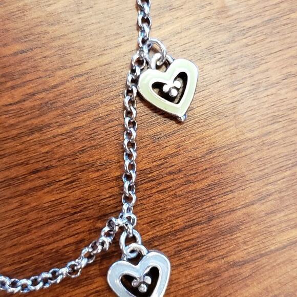 BRIGHTON enamel heart charm bracelet - Picture 6 of 8